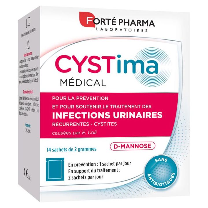 Cystima medizinisch Forté Pharma - Packung mit 14 Beuteln à 2g