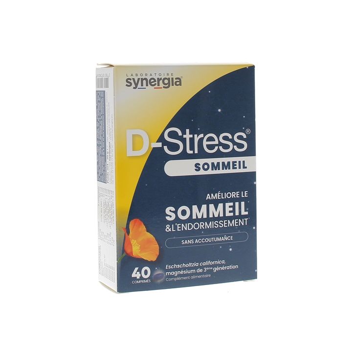 D-stress Schlaf Synergia - Packung mit 40 Tabletten