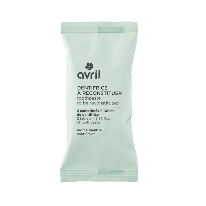 Zahnpasta zum Rekonstituieren April - 2 Tabletten für 100 ml