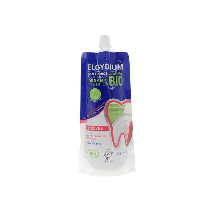 Bio-zertifizierte Zahnpasta für das Zahnfleisch Elgydium - Tube mit 100 ml