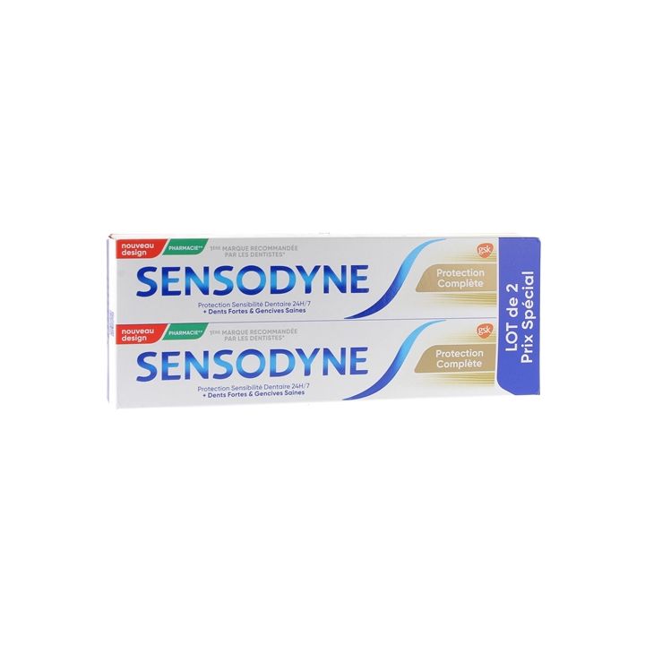 Vollständiger Schutz Sensodyne - 2er-Pack mit 75 ml Tuben