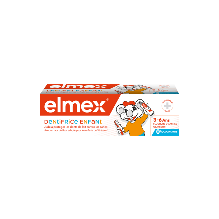 Kinderzahnpasta 3-6 Jahre Elmex - Tube mit 50 ml