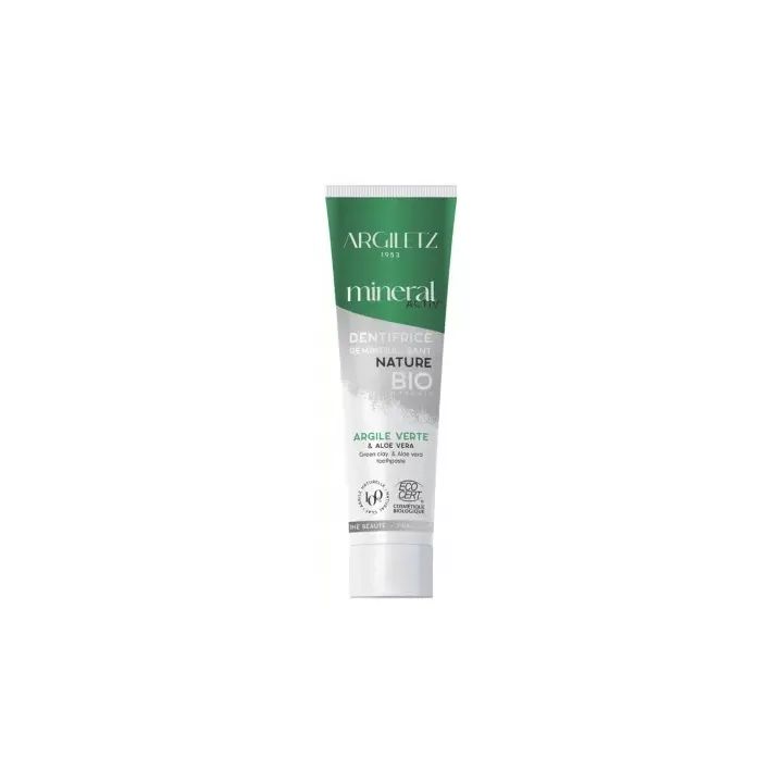 Zahnpasta mit Bio-Aloe-Vera-Extrakt von Argiletz - Tube mit 75 ml