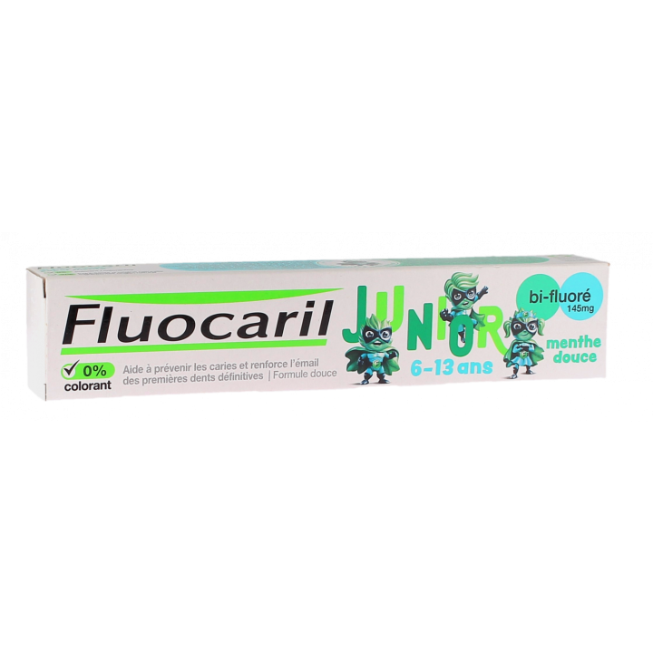 Junior-Zahnpasta 6-13 Jahre mit mildem Minzgeschmack Fluocaril - Tube mit 75 ml
