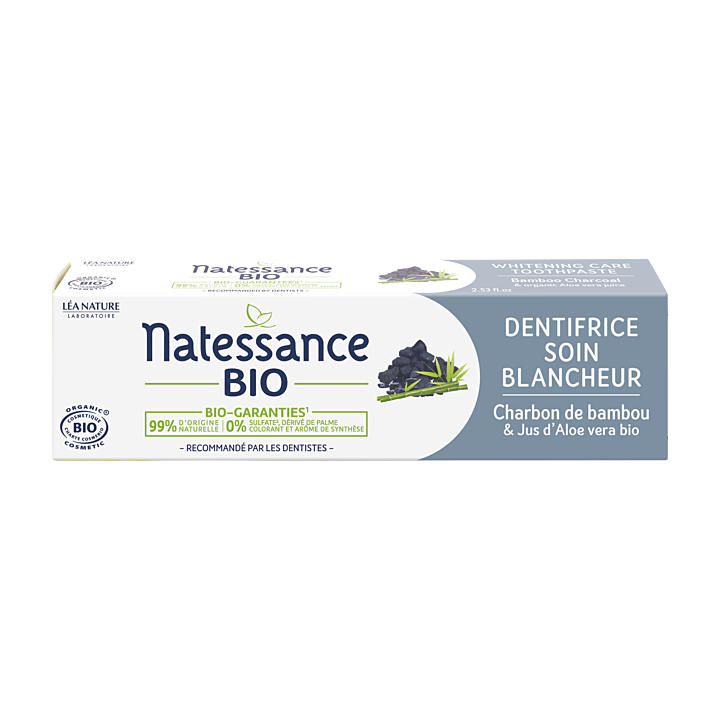Bio-Zahnpasta für Whitening Natessance - 75ml Tube