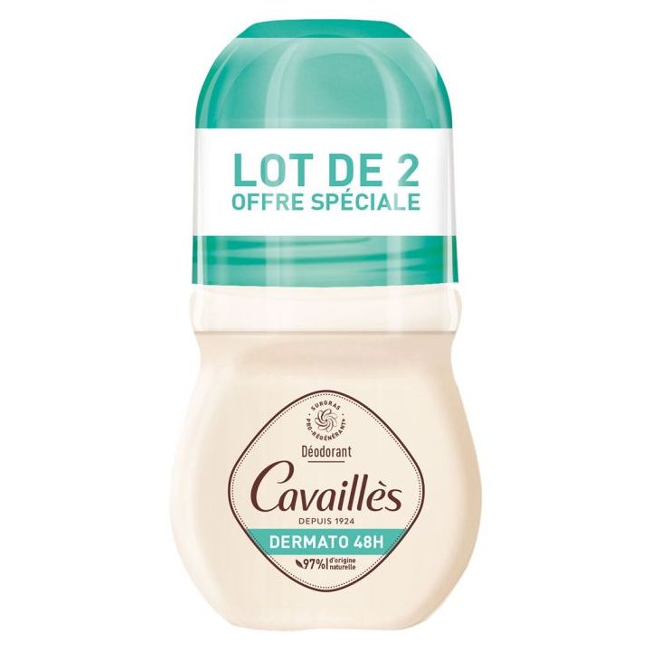 Dermatologisches Deodorant gegen Gerüche Rogé Cavaillès - 2er-Pack Roll-on 50 ml