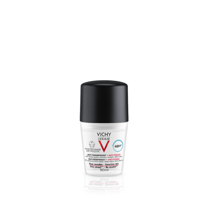Antitranspirant-Deodorant für Männer 48h Vichy - Roll-On-Flasche mit 50 ml