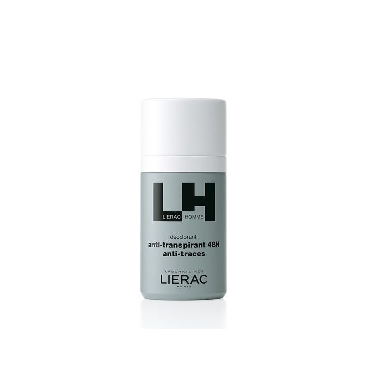 Antitranspirant-Deodorant 48h gegen Flecken Lierac Homme - Roll-On 50ml