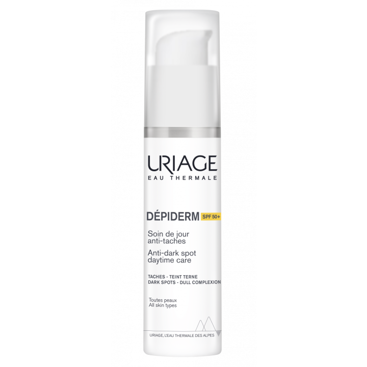Dépiderm Tagespflege gegen Flecken SPF 50+ Uriage - Pumpflasche mit 30 ml
