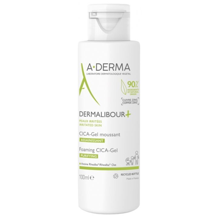 Dermalibour+ CICA - Schäumendes Gel A-Derma - Flasche mit 100 ml