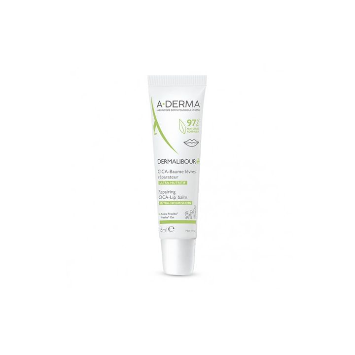 Dermalibour+ Cica-Balsam reparierende Lippen A-Derma - Tube mit 15ml