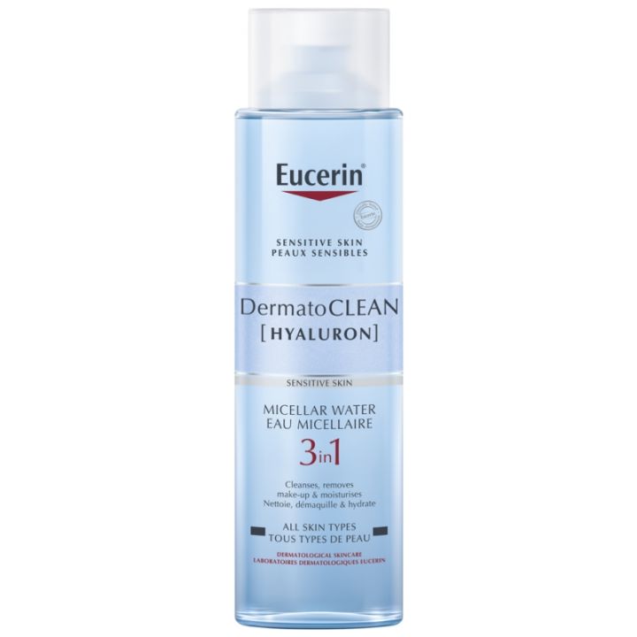 DermatoCLEAN [HYALURON] Mizellenwasser 3in1 Eucerin - Flasche mit 400 ml