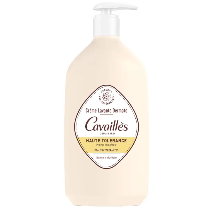 Dermo-UHT überfettende Waschcreme Rogé Cavaillès - Pumpflasche 500 ml