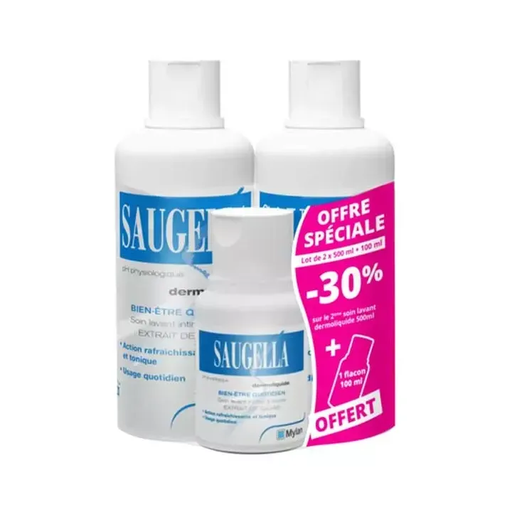 Dermoliquide Intim- und Körperwaschpflege Saugella - Flasche mit 500 ml