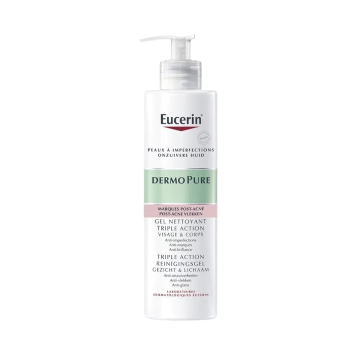 Dermopure Reinigungsgel mit dreifacher Wirkung Eucerin - Pumpflasche mit 500ml
