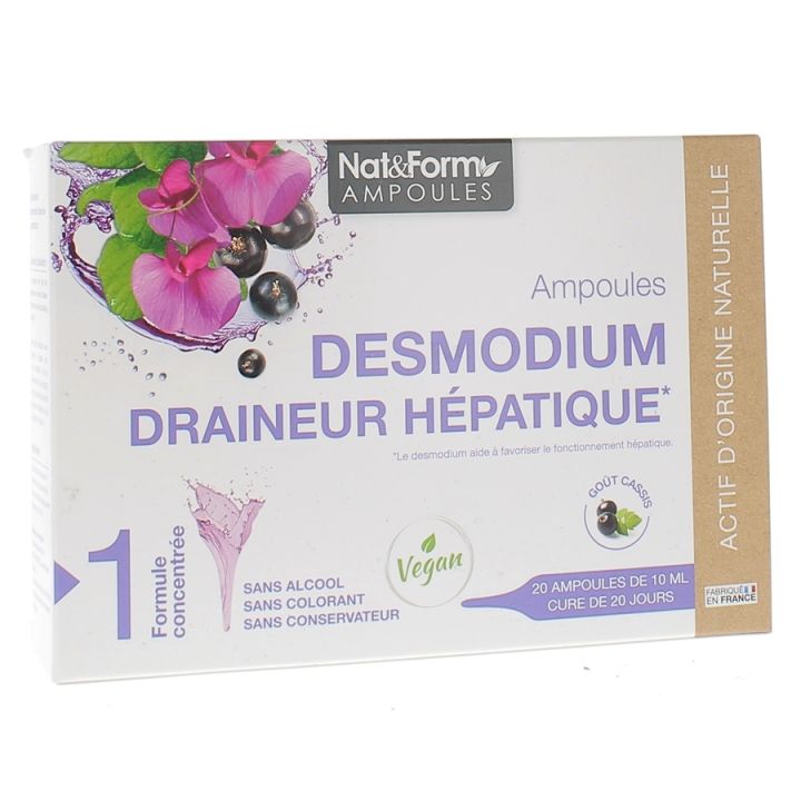 Desmodium Nat&Form - Schachtel mit 20 Ampullen