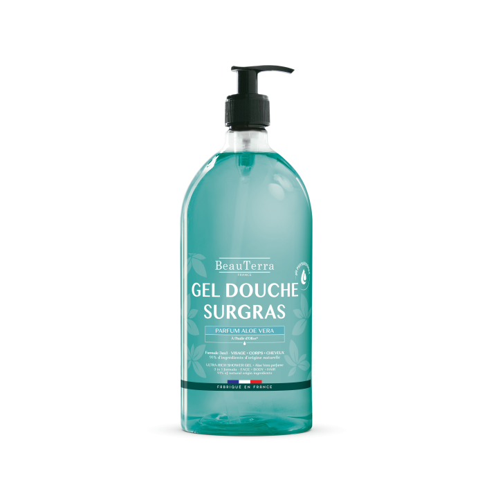 Duschgel mit Aloe Vera Beauterra - Flasche mit 1 L