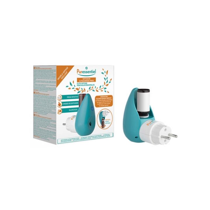 Ultraschall-Diffusor Steckdose Clip und Diffuse Puressentiel - 1 Steckdose