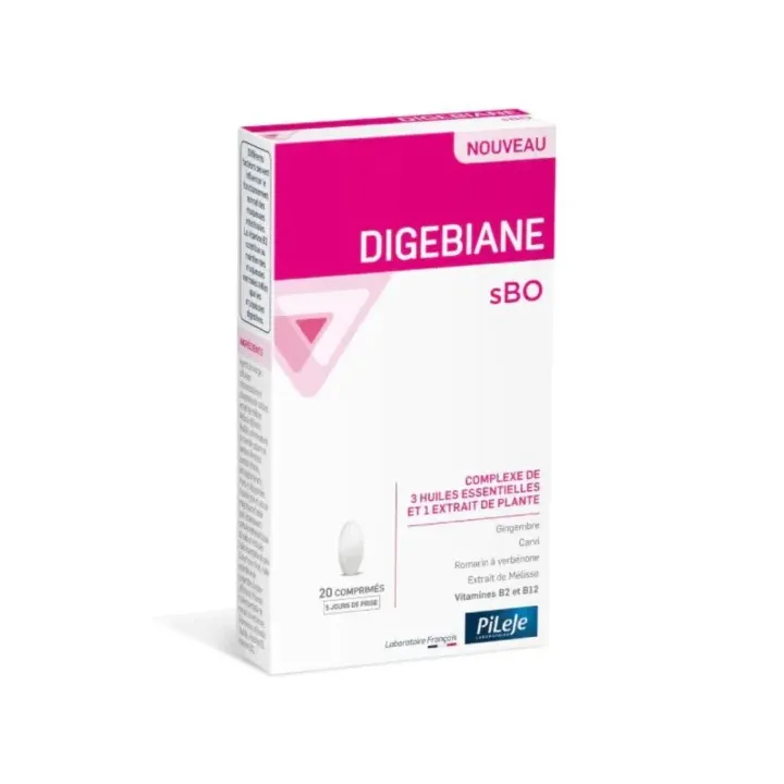 Digebiane sBO Pileje - Packung mit 20 Tabletten
