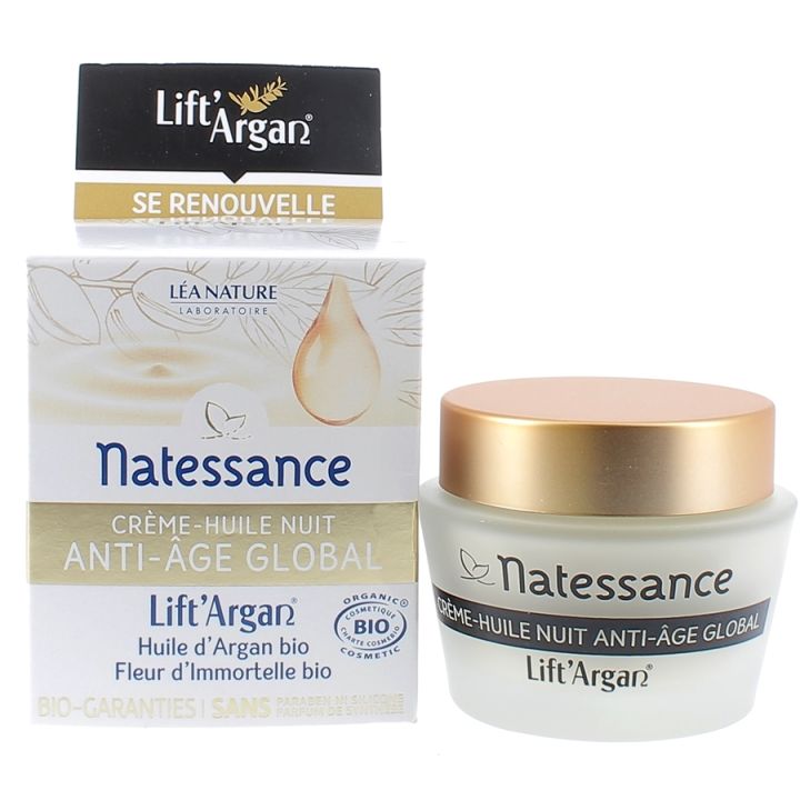 Göttliche unsterbliche Nachtölcreme Lift'Argan - 50 ml Tiegel