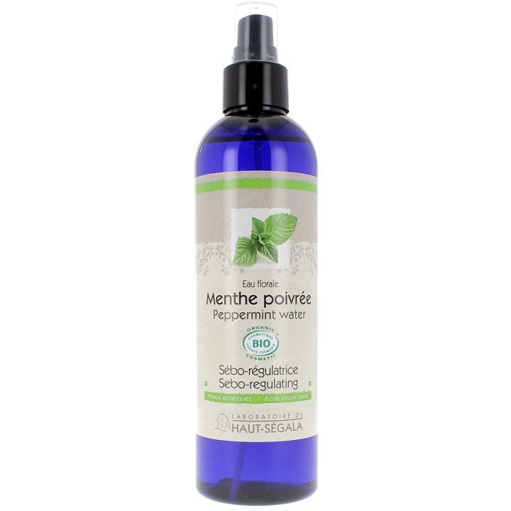 Pfefferminzblütenwasser Sebo-regulierend Laboratoire du Haut-Ségala - Pumpflasche mit 250 ml