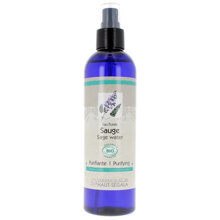 Bio Salbei Blütenwasser Reinigend Laboratoire Haut-Ségala - Spray mit 250 ml