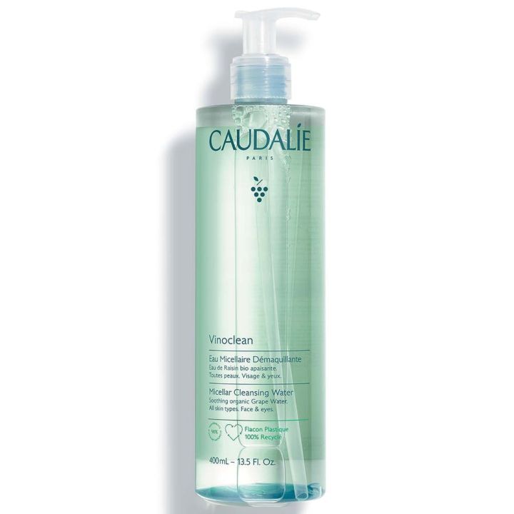 Mizellen-Reinigungswasser Vinoclean Caudalie - Pumpflasche mit 400 ml