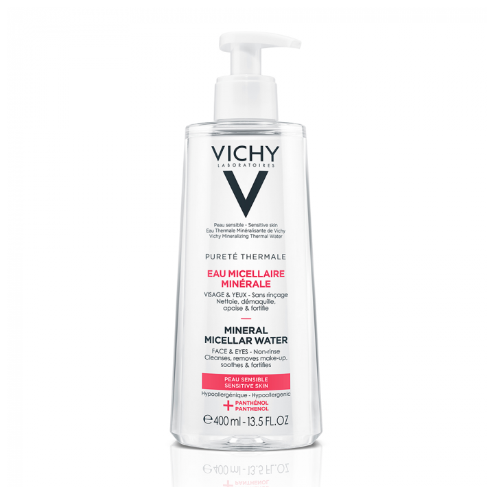 Mineralisches Mizellenwasser für empfindliche Haut Vichy - Pumpflasche 400 ml