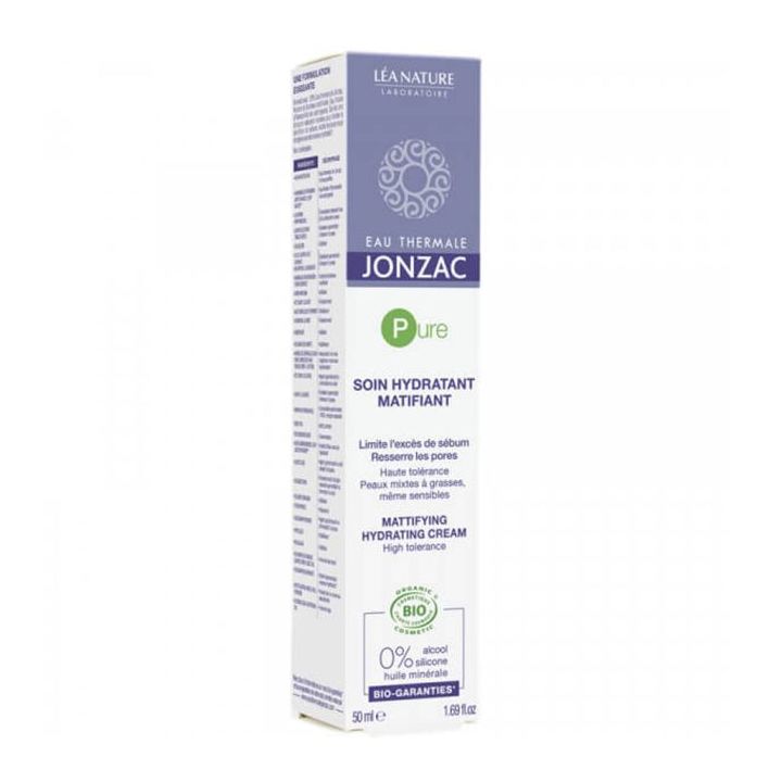 Thermalwasser Jonzac Pure reinigende mattierende Creme Léa Nature - Tube mit 50 ml
