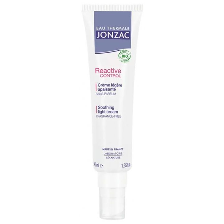 Reactive Control Leichte beruhigende Bio-Creme Thermalwasser Jonzac - Tube mit 40 ml