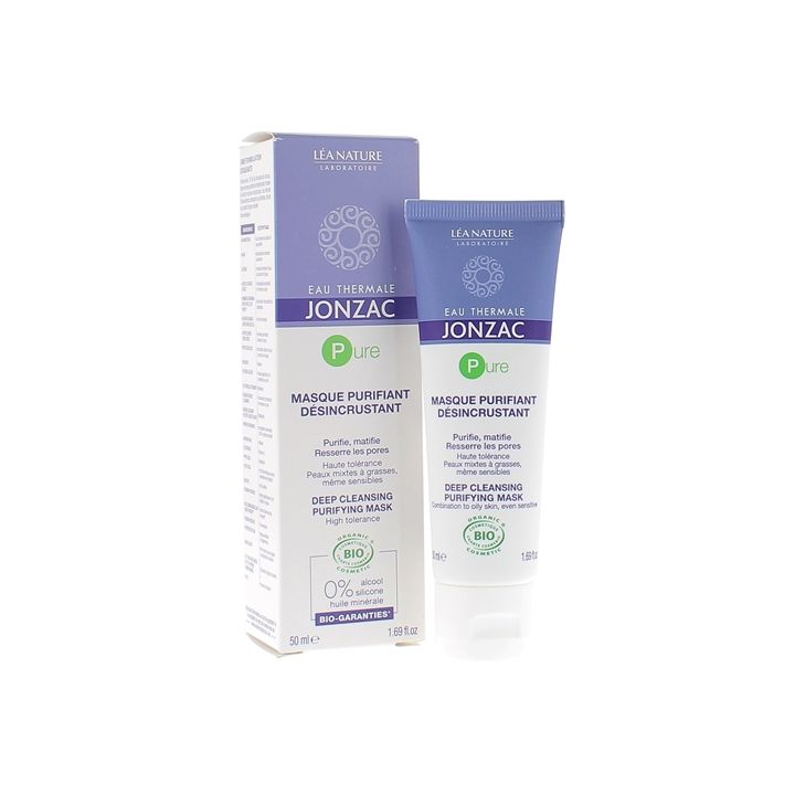 Thermalwasser Jonzac reinigende Bio-Maske Léa Nature - Tube mit 50 ml