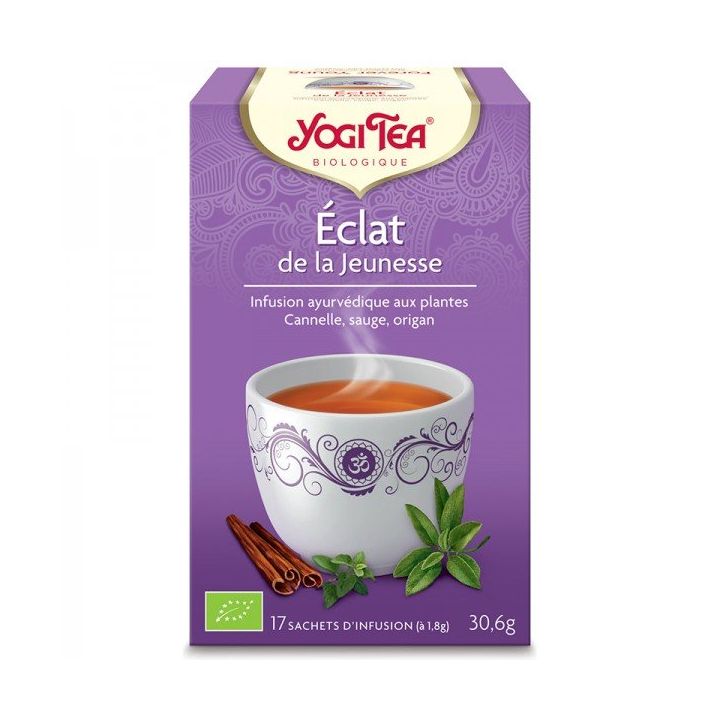 Eclat der Jugend BIO Yogi Tea - Schachtel mit 17 Beuteln