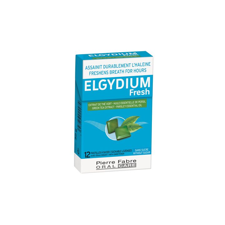Elgydium Fresh Lutschtabletten Pierre Fabre - Packung mit 12 Tabletten