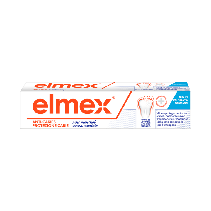 Elmex mentholfreies Zahnpasta - 75 ml Tube