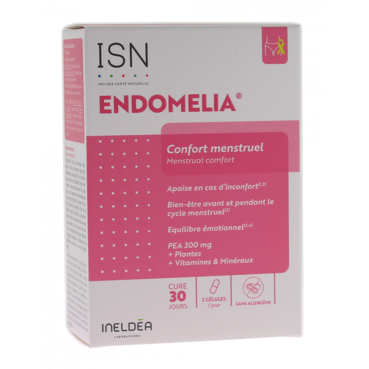 Endomelia Menstruationskomfort Ineldea - Packung mit 60 Kapseln