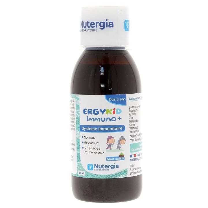 Ergykid Immuno+ Immunsystem Nutergia - Flasche mit 150ml