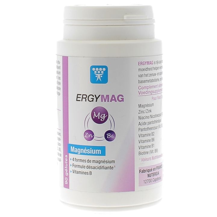 Ergymag Magnesium Nutergia - Dose von 90 Kapseln