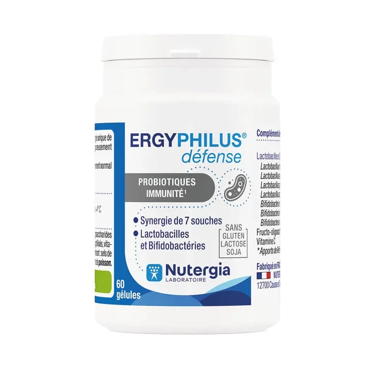 Ergyphilus Verteidigung Nutergia - Dose mit 60 Kapseln