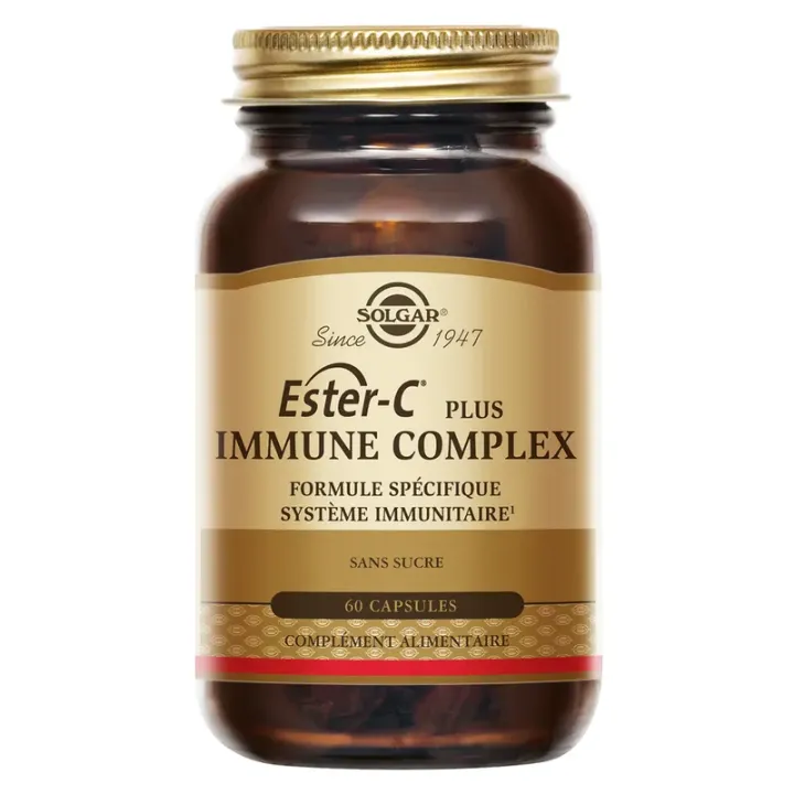 Ester-C plus Immun-Komplex Solgar - Packung mit 60 Kapseln