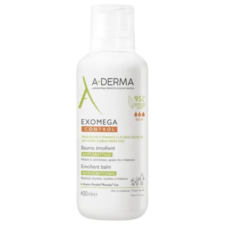 Exomega Control Emollient Balsam A-Derma - Flasche mit 400 ml