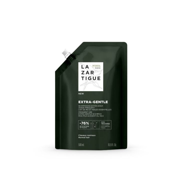 Extra-Sanftes Shampoo extra-sanft Lazartigue - Öko-Nachfüllung von 500 ml