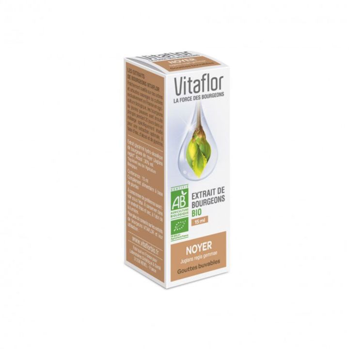 Extrakt aus BIO-Walnussknospen Vitaflor - Flasche mit 15 ml