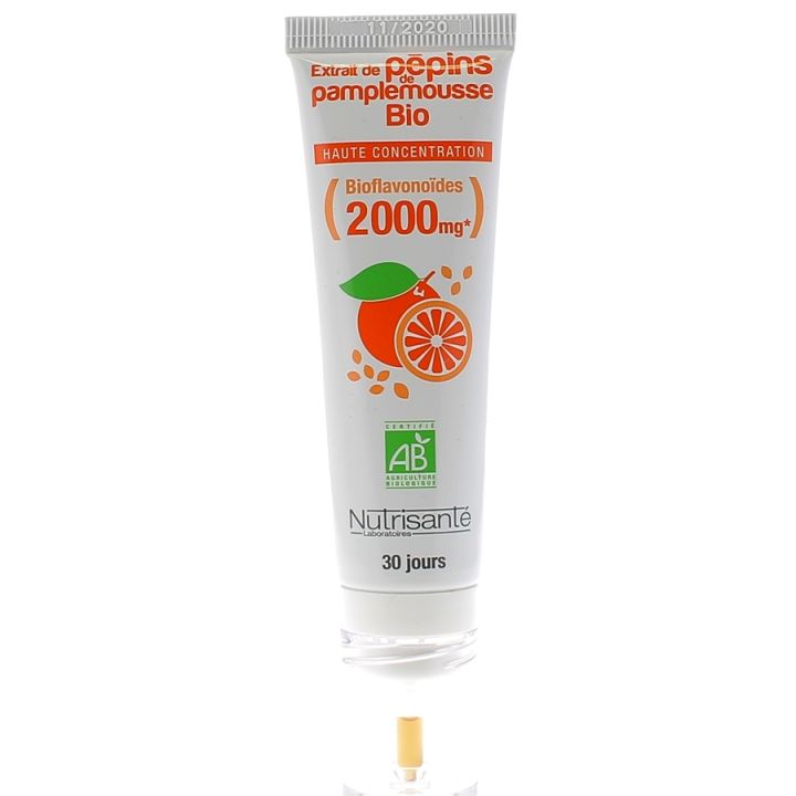 Bio-Extrakt aus Grapefruitschalen Nutrisanté - Tube mit 30 ml