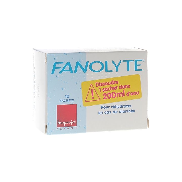 Fanolyte Diätetische Zubereitung zur Rehydrierung - Packung mit 10 Beuteln