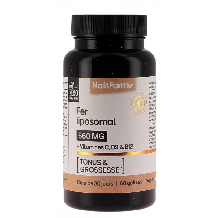 Eisen Liposomal Nat&Form - Packung mit 60 Kapseln