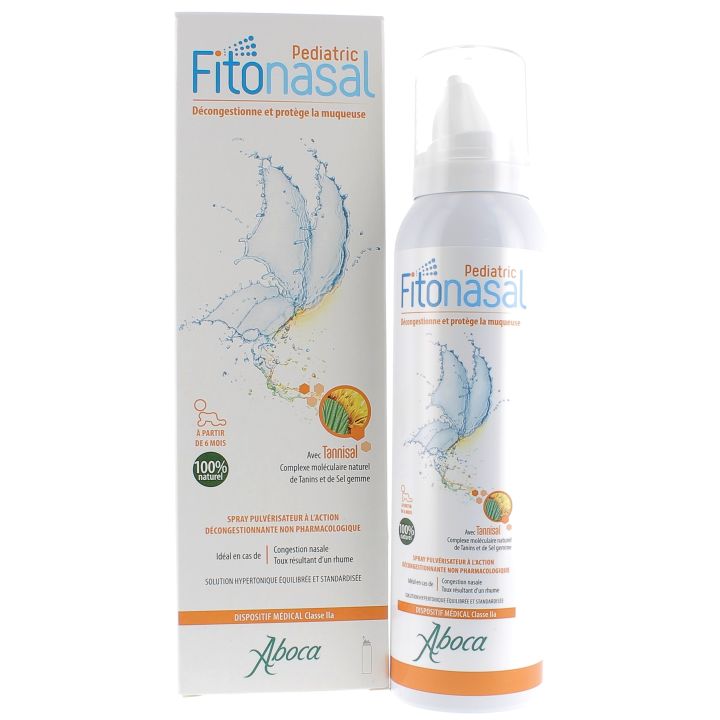 Fitonasal Pediatric dekongestiert und schützt die Schleimhaut Aboca - Sprühflasche mit 125 ml