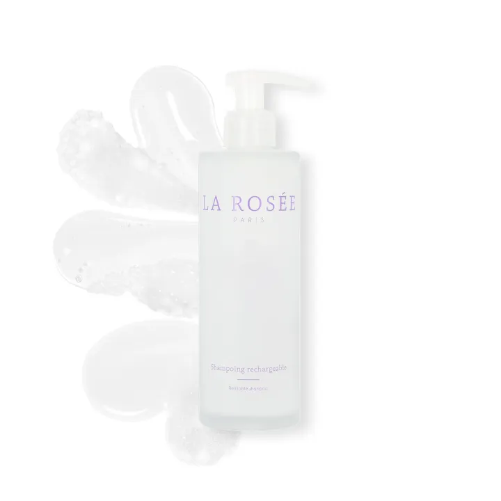 Glasflasche Shampoo La Rosée - Pumpflasche 200ml