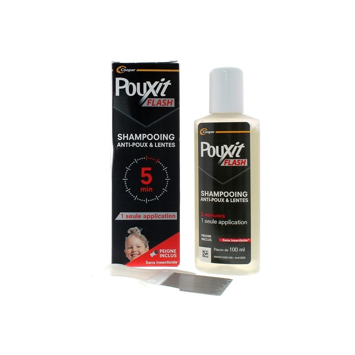 Flash Läuse- und Nissen-Shampoo Pouxit - Flasche mit 100 ml