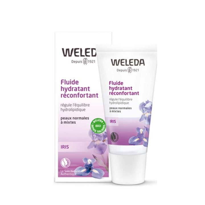 Beruhigende Feuchtigkeitscreme mit Bio-Iris von Weleda - 30 ml Tube