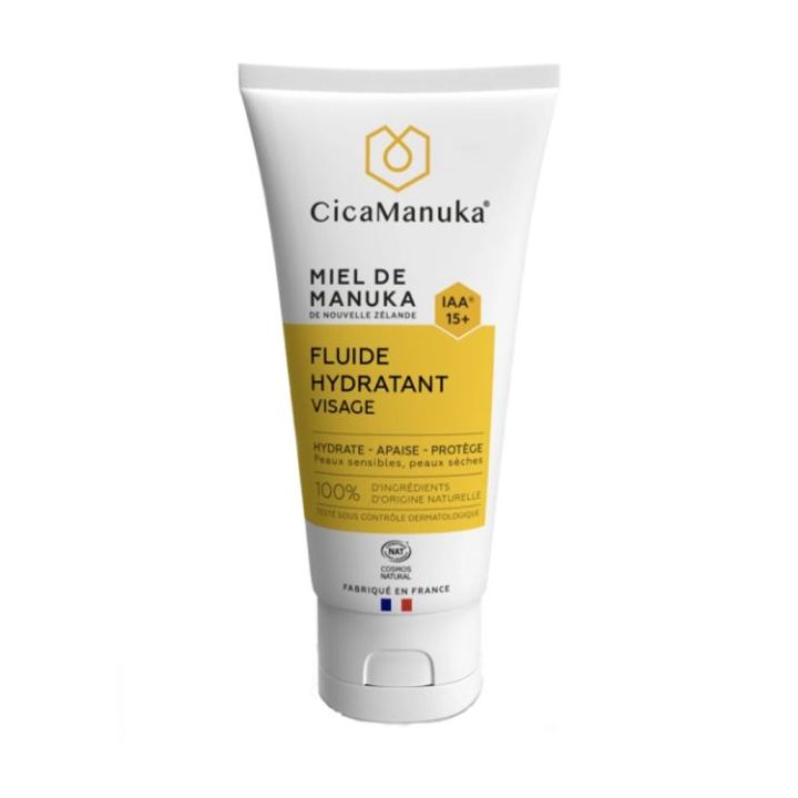 Bio-Feuchtigkeitscreme für das Gesicht mit Manuka-Honig IAA15+ Cica Manuka - 50ml Tube